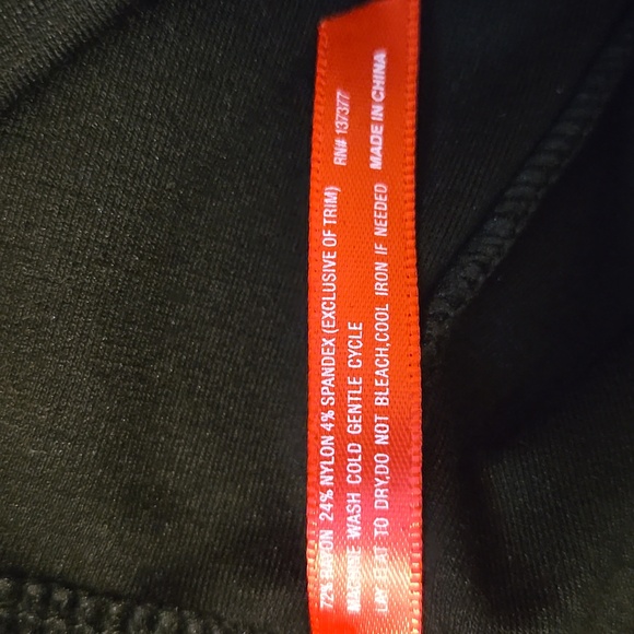 Ruby Ribbon Black Leggings with Lace Size Large NWOT - Picture 8 of 8